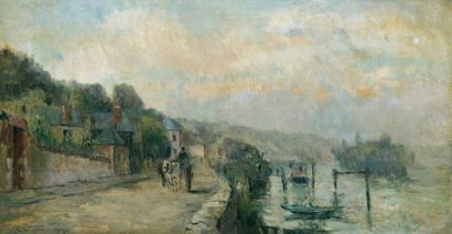 Albert Lebourg (1849-1928)
Canal Huile sur...
