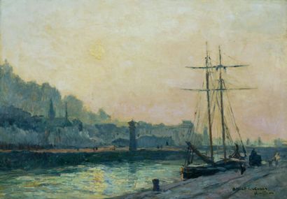 Albert Lebourg (1849-1928)
Vue de Honfleur...