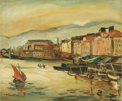 Emile Othon Friesz (1879-1949)
Le port Huile...