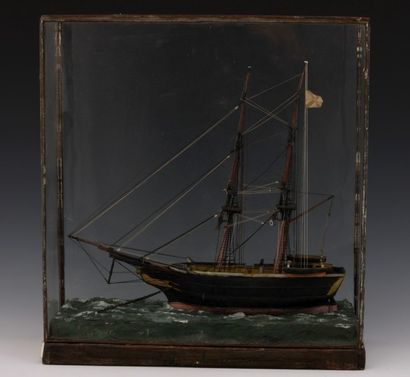 Petit DIORAMA - Un petit brick de commerce...