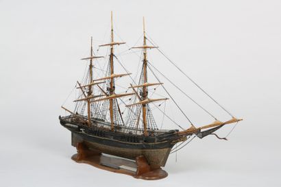 MAQUETTE du bateau trois mâts « LE VILLE...