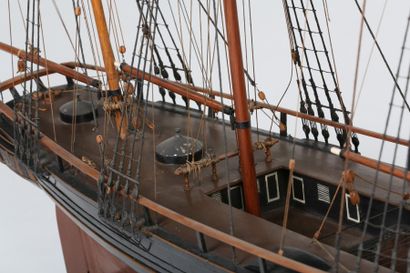 MAQUETTE - Projet de bateau à roues, sous...