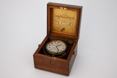 CHRONOMETRE de marine « ZENITH », en laiton....