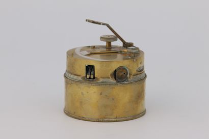 SEXTANT de poche de forme cylindrique en...