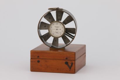 ANEMOMETRE à rotor; cadran marqué 
