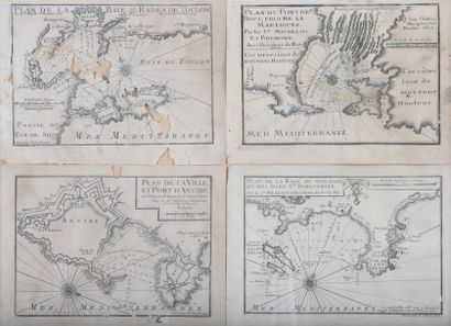 LOT :

HUIT GRAVURES présentant les plans...