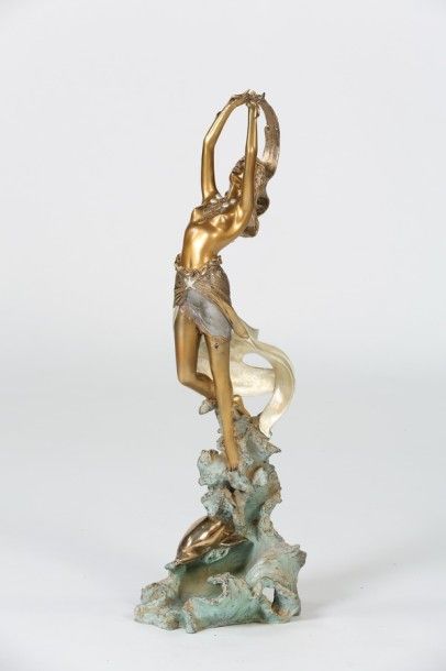 Angelo BASSO (Né en 1943) - Divinité marine....