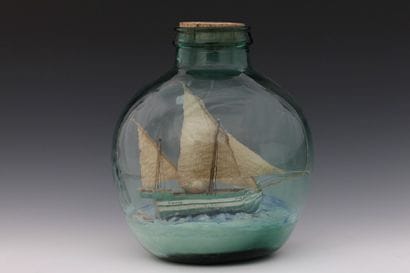 DIORAMA - Bateau de pêche 