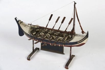 MAQUETTE ancienne - Canot de sauvetage «...