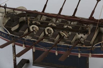 MAQUETTE ancienne - Canot de sauvetage «...