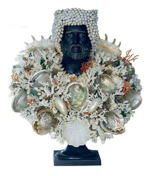 BUSTE du dieu POSEIDON « Dieu des mers »....
