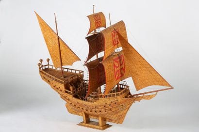 MAQUETTE en allumettes (+ de 50 000) - Caravelle...