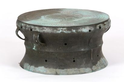 Vietnam XIXème Siècle - Tambour de pluie...