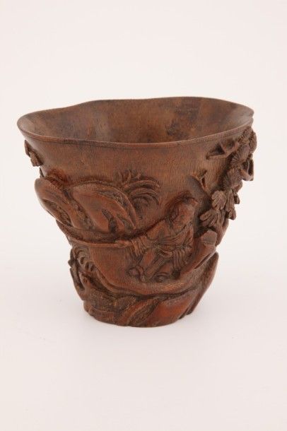 Chine Dynastie Qing (1644-1912) - Coupe libatoire...