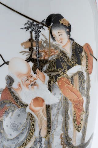 Chine Epoque XXème siècle - Vase de forme...