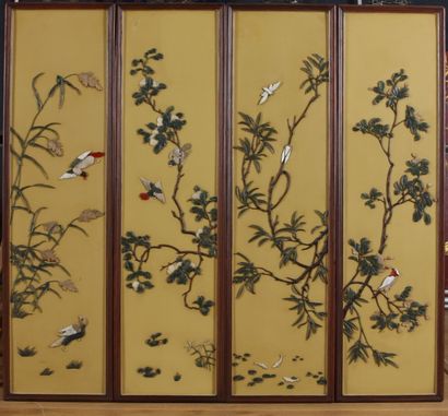 Chine Début du XXème Siècle - Suite de 4...