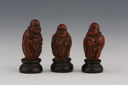 Chine Epoque XVIIIème-XIXème siècle - Trois...