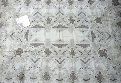GRANDE NAPPE ET SES 12 SERVIETTES MILIEU...