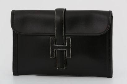 HERMES PARIS - POCHETTE JIGE en box noir...