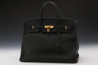 HERMES PARIS - SAC BIRKIN 41 cm en cuir grainé...