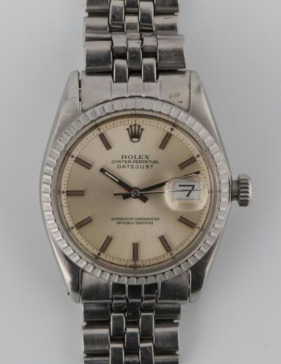ROLEX - MODELE OYSTER PERPETUAL DATEJUST...