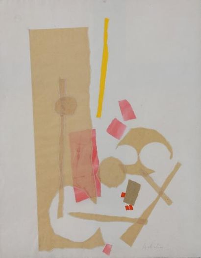 32 - 1/ Albert CHUBAC (1925-2008)

Collage...