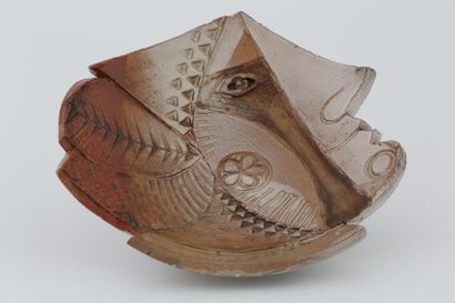 Jean DERVAL (1925-2010)

Coupe visage 

Céramique...