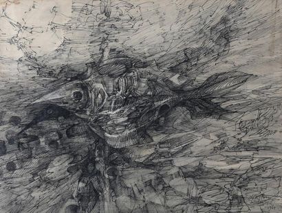Louis PONS (1927)

Poisson volant

Encre,...