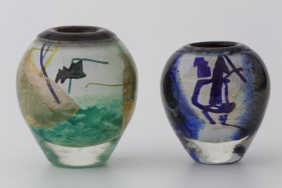 4/ Jean-Claude NOVARO (1943-2015)

2 Vases...