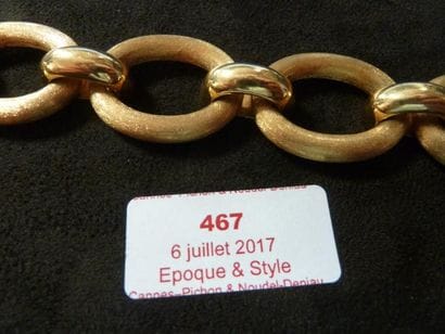 BRACELET RUBAN articulé d'Epoque 1960

or...
