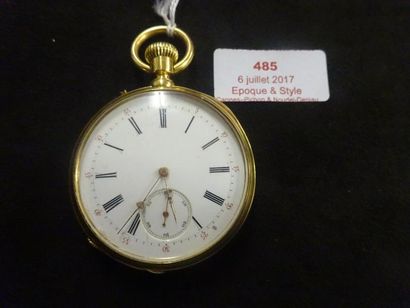 MONTRE DE POCHE CHRONOMETRE 

du Début du...