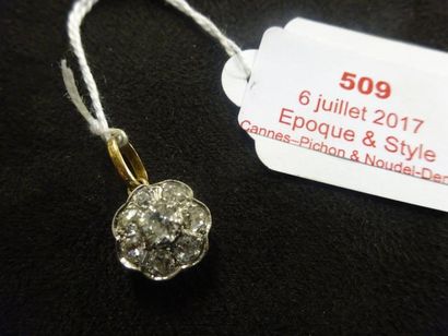 PENDENTIF FLEUR 

du Début du XXème Siècle...
