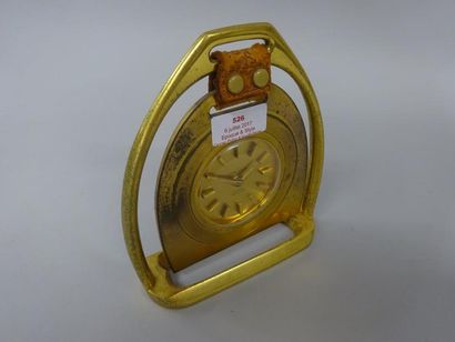 PENDULETTE ÉTRIER d'Epoque 1960 Signée ANDRE...