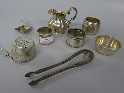 PETIT LOT D'ARGENTERIE du Début du XXème...