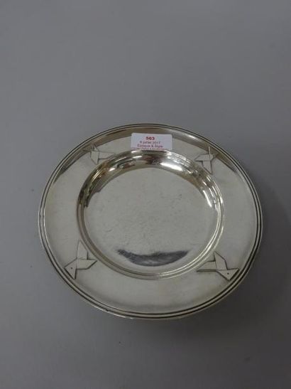 ASSIETTE A BOUILLIE d'Epoque Art Déco 

argent...