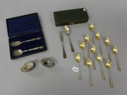 LOT D'ARGENTERIE DE TABLE vers 1900 poinçon...