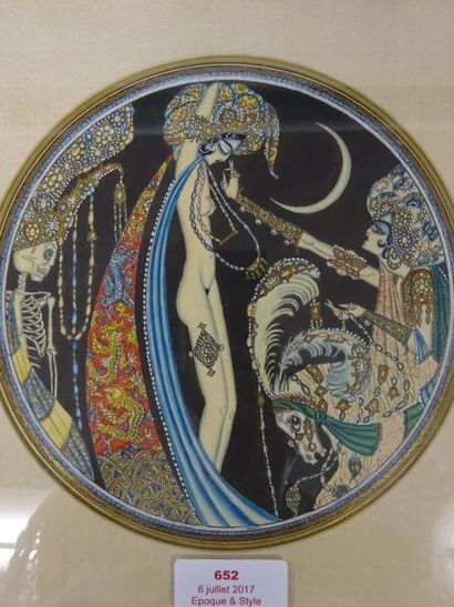 AQUARELLE GOUACHEE d'Epoque 1930

Dans le...