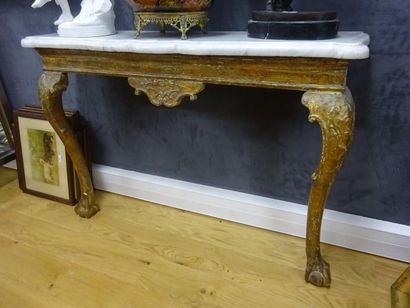 CONSOLE D'APPLIQUE Angleterre XVIIIème Siècle...