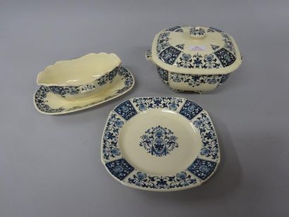 GIEN - PARTIE DE SERVICE DE TABLE vers 1900...
