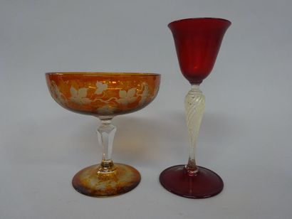 BACCARAT OU SAINT-LOUIS

SUITE DE 6 COUPES...
