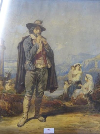 ECOLE ITALIENNE DU XIXEME SIECLE

Berger...