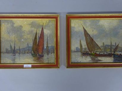 A. QUERTANT (XIX-XXème Siècle)

Bateaux dans...