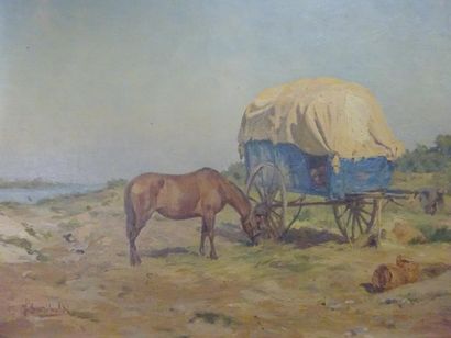 Joseph GARIBALDI (1863-1941)

Cheval au repos...