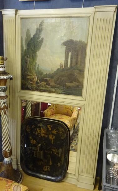 GLACE DE BOISERIE de Style Louis XVI, Vers...