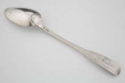 CUILLÈRE À RAGOUT EN ARGENT d'Epoque Restauration

Modèle...