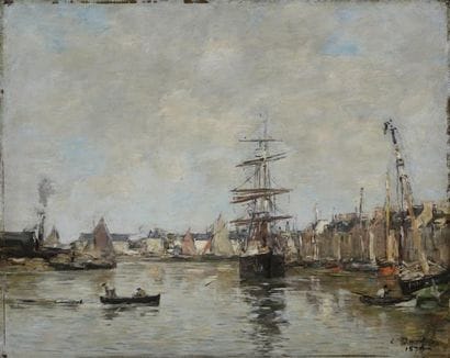 Eugène BOUDIN (1824-1898)

Le Port de Trouville...
