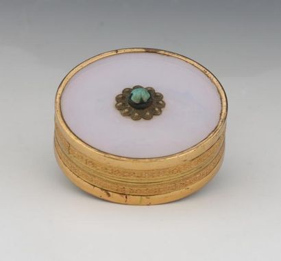 BOITE À DRAGÉES Vers 1830-1840 en carton...