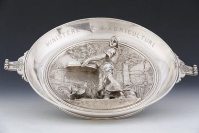 Jules COUTAN (1848-1939 ) pour CHRISTOFLE...