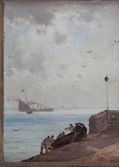 Théodore Alexander WEBER (1838-1907)

Barque...