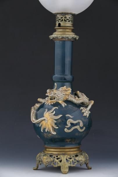 LAMPE À HUILE de la Fin du XIXème Siècle...